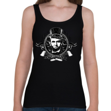 PRINTFASHION Lincoln - Vámpírvadász - Női atléta - Fekete női trikó