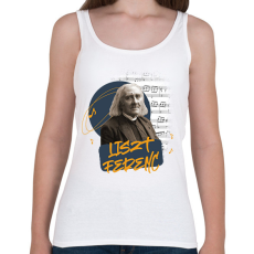 PRINTFASHION Liszt Ferenc - Női atléta - Fehér