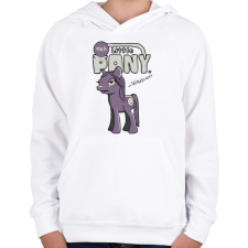 PRINTFASHION Litte Pony - Meh little pony - Gyerek kapucnis pulóver - Fehér gyerek pulóver, kardigán