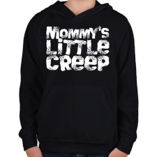 PRINTFASHION Little Creep - Gyerek kapucnis pulóver - Fekete gyerek pulóver, kardigán