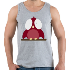 PRINTFASHION little red bird - Férfi atléta - Sport szürke atléta, trikó
