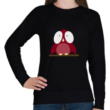 PRINTFASHION little red bird - Női pulóver - Fekete női pulóver, kardigán