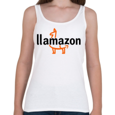 PRINTFASHION Llamazon - Női atléta - Fehér