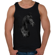 PRINTFASHION ló - Férfi atléta - Fekete
