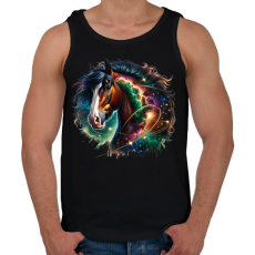 PRINTFASHION ló - Férfi atléta - Fekete