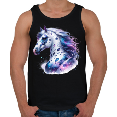 PRINTFASHION ló - Férfi atléta - Fekete