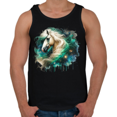 PRINTFASHION ló - Férfi atléta - Fekete