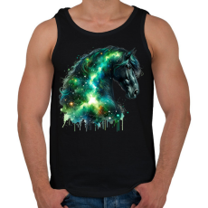 PRINTFASHION ló - Férfi atléta - Fekete