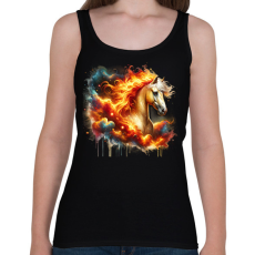 PRINTFASHION ló - Női atléta - Fekete