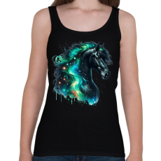 PRINTFASHION ló - Női atléta - Fekete