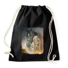 PRINTFASHION ló - Sportzsák, Tornazsák - Fekete tornazsák