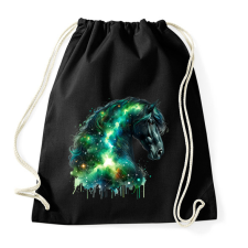 PRINTFASHION ló - Sportzsák, Tornazsák - Fekete tornazsák