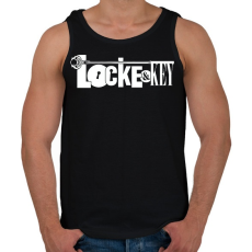 PRINTFASHION Locke and Key  - Férfi atléta - Fekete