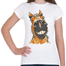 PRINTFASHION Lófej - Női póló - Fehér női póló