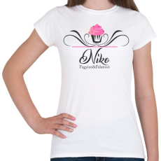 PRINTFASHION logo arany eredeti háttér nélkül - Női póló - Fehér