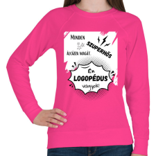 PRINTFASHION Logopédus 2 - Női pulóver - Fukszia női pulóver, kardigán