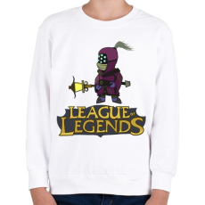 PRINTFASHION LOL Jax - Gyerek pulóver - Fehér