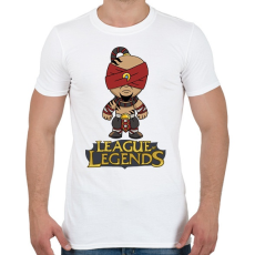 PRINTFASHION LOL Lee Sin - Férfi póló - Fehér
