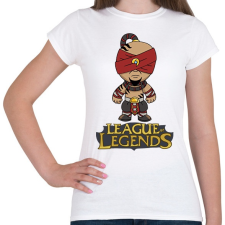 PRINTFASHION LOL Lee Sin - Női póló - Fehér női póló