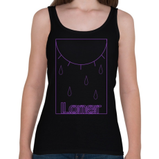 PRINTFASHION Loner - Női atléta - Fekete