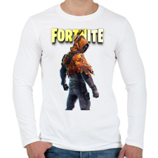 PRINTFASHION Longshot Fortnite - Férfi hosszú ujjú póló - Fehér férfi póló
