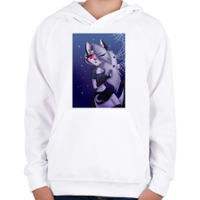 PRINTFASHION Loona - Gyerek kapucnis pulóver - Fehér gyerek pulóver, kardigán