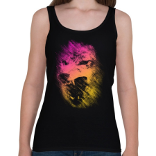 PRINTFASHION Lopakodó veszély - Női atléta - Fekete női trikó