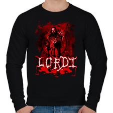 PRINTFASHION LORDI-bloody poster - Férfi pulóver - Fekete férfi pulóver, kardigán