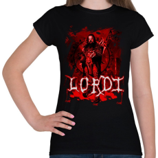 PRINTFASHION LORDI-bloody poster - Női póló - Fekete