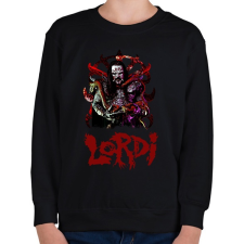 PRINTFASHION lordi - Gyerek pulóver - Fekete gyerek póló