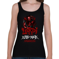 PRINTFASHION lordi-hard rock hallelujah - Női atléta - Fekete