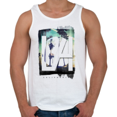 PRINTFASHION Los Angeles - Férfi atléta - Fehér