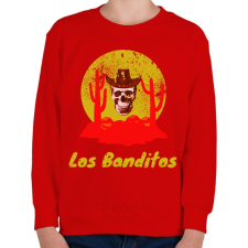 PRINTFASHION los banditos - Gyerek pulóver - Piros gyerek pulóver, kardigán