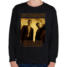 PRINTFASHION LOS HERMANOS GECKO - Gyerek pulóver - Fekete