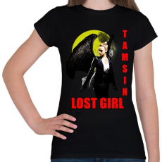 PRINTFASHION lost girl tamsin colorful - Női póló - Fekete