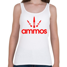 PRINTFASHION Lőszer - Női atléta - Fehér női trikó