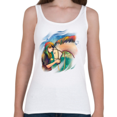 PRINTFASHION Lovaglás - Női atléta - Fehér