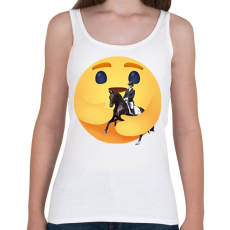 PRINTFASHION Lovaglás - Női atléta - Fehér