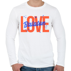 PRINTFASHION Love Balaton 2 - Férfi hosszú ujjú póló - Fehér