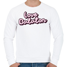 PRINTFASHION Love Balaton - Férfi pulóver - Fehér férfi pulóver, kardigán