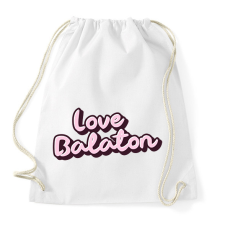 PRINTFASHION Love Balaton - Sportzsák, Tornazsák - Fehér tornazsák