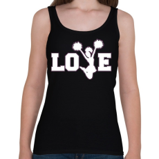 PRINTFASHION Love Cheerleading - Női atléta - Fekete