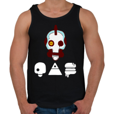 PRINTFASHION Love Death and Robots  - Férfi atléta - Fekete atléta, trikó