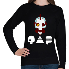PRINTFASHION Love Death and Robots  - Női pulóver - Fekete női pulóver, kardigán