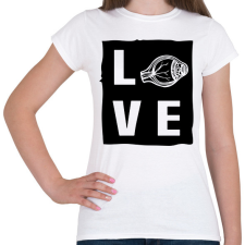 PRINTFASHION Love - Eyedoctor - Női póló - Fehér női póló