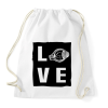 PRINTFASHION Love - Eyedoctor - Sportzsák, Tornazsák - Fehér