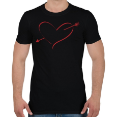 PRINTFASHION Love - Férfi póló - Fekete