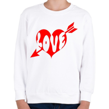 PRINTFASHION LOVE - Gyerek pulóver - Fehér gyerek pulóver, kardigán