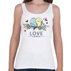 PRINTFASHION Love is in the air - Női atléta - Fehér