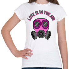 PRINTFASHION love is in the air - Női póló - Fehér női póló